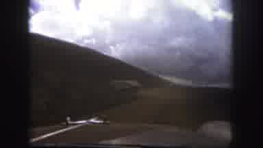 Colorado Springs USA (1958): Bus Driving On A Terrain In The Middle Of Nowhere