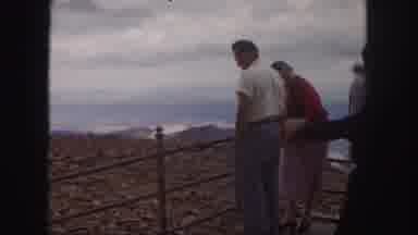 Colorado Springs USA (1958): Tourists Enjoy Great Panoramic View Of Nature In Day