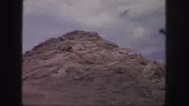 Colorado Springs USA (1958): View Of A Land Formation Rock Mound From A Plane Or