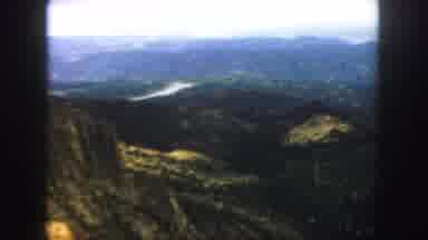 COLORADO-1958: Aerial View of Mountain Landscape and River