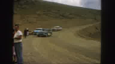 Colorado (1958): The Car Is Standing In The Park Nearby Mountain Is Also See Their