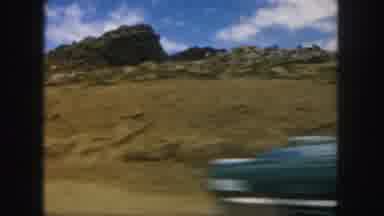 Colorado (1958): An Older Film Shot From A Vehicle Traveling On A Trip Views From