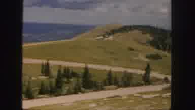 Colorado (1958): Two Interchanging Mountain Landscapes With Winding Roads And Lush