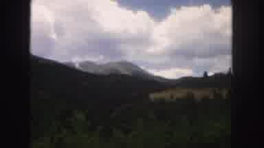 Colorado (1958): Vintage Aerial Footage Of Mountains And Forest And Over Small