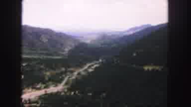 Colorado (1958): On The Way To The Mountain There Is A Path With Carriages In It