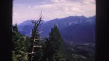 Colorado (1958): Amazing View Of The Blue Mountains And The Green Trees