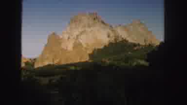 Colorado (1958): View Of Sunrise On Rock Formation On A Clear Day