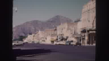 Colorado (1958): Cityscape With Building-Lined Street And Mountain Clearly Visible