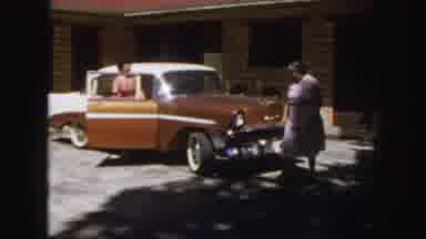 Colorado (1958): Confused Passenger Walks To Other Door That Is Also Broken