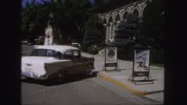 Colorado (1958): Man Getting Into Car Cuts To People Walking Out Of A Building