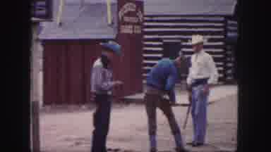 Colorado (1958): The Three Persons Are Talking In The Outside Of The Road