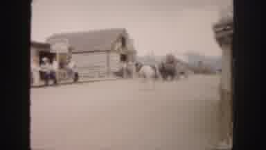 Colorado (1958): View Of Horse Drawn Covered Wagon On A Dirt Road