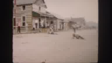 Colorado (1958): Pair Of Mules Walking Past Camera On A Clear Day