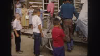 Colorado (1958): Families Watching Live Reenactment Of Wild West Duelist Being