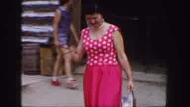 Colorado (1958): People Walking Around While One Man Holds His Hand Out To A Deer
