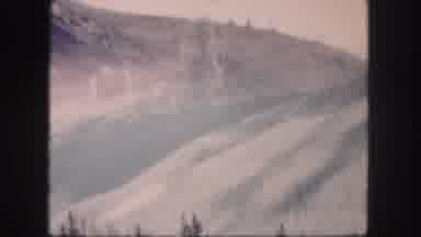 Colorado USA (1958): Open Cable Car Across Valley Takes People Through Mountains