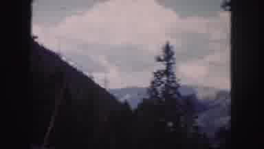 Colorado USA (1958): View Of Mountains And Green Trees On A Clear Sunny Day