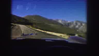 Colorado USA (1958): Driving In A Picturesque Countryside With Mountains
