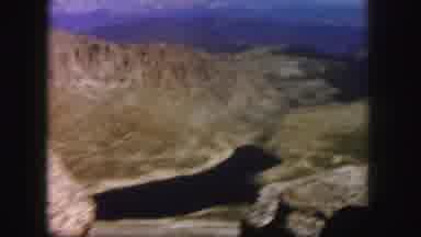 Colorado USA (1958): The Lady Is Standing Top Of The Rock Very Careful