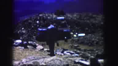 Colorado USA (1958): Some Man Stumbles Around Aimlessly Then A Lone Car Drives