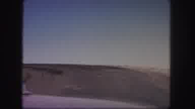 Colorado USA (1958): Passing View Of Beach And Blue Sky On A Sunny Day