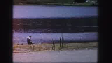 Colorado USA (1958): A Beautiful Sunny Day To Enjoy Fishing By The Lake