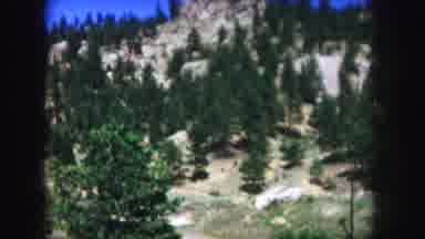 Colorado USA (1958): They All Ate Together At The Restaurant Outside The House