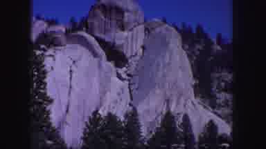 Colorado USA (1958): Someone Is Travelling Between Hill And Forest Side