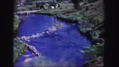 Colorado USA (1958): Fantastic Views Of The Green Rolling Hills And Blue River