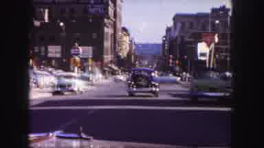 Denver Colorado (1958): Cars Driving Down A Road On A Warm Beautiful Day