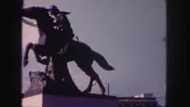 Denver Colorado (1958): View Of An American Hero Statue That Marked History With