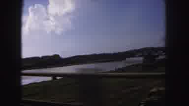 Denver Colorado (1958): Crossing The Bridge Over The River At The Bottom Another