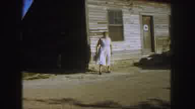 Denver Colorado (1958): A Lady Walking In The Flat They Are Enjoy Themselves