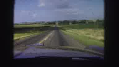 Denver Colorado (1958): The Car Is Going Very Fastly In The Roadside