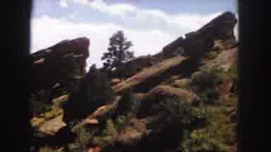 Denver Colorado (1958): Image Of Rock Formation In An Area Of ââEnvironmental