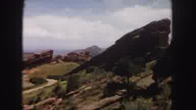 Denver Colorado (1958): Mountain Ranges Sharp Rocks Cliff Mountain Rocks Sloped