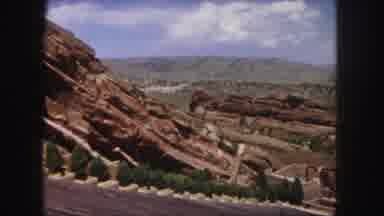 Denver Colorado (1958): An Isolated View Of Rocky Mountains