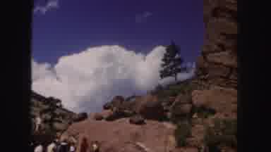 Denver Colorado (1958): Two Older Film Clips One Of People Hiking In What Looks