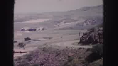 Denver Colorado (1958): Free Road Nature Stone Mountain Car Race Blue Sky White
