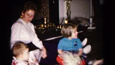 Hagerstown Maryland USA (1958): Christmas Eve Family Full Of Joy