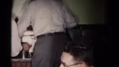 Hagerstown Maryland USA (1958): Many Of The Persons Are Doing Talking In The House