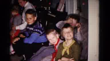 Hagerstown Maryland USA (1958): Family During A Christmas Gathering