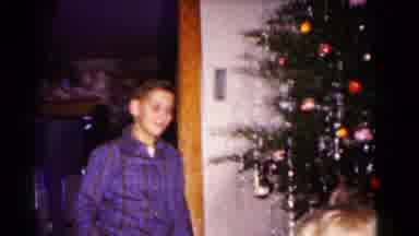 Hagerstown Maryland USA (1958): Children Eagerly Await The Arrival Of Christmas To