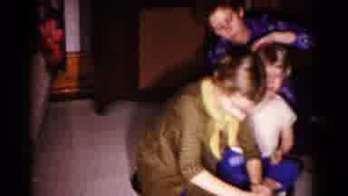 Hagerstown Maryland USA (1958): The Family Gathered Together In The Living Room