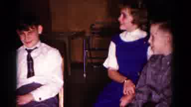 Hagerstown Maryland USA (1958): The School Members Are Talking In The Inside Of