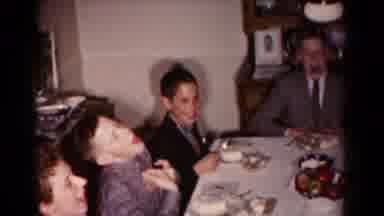 Hagerstown Maryland USA (1958): Boys Sit Around A Table With Servings Of Cake And