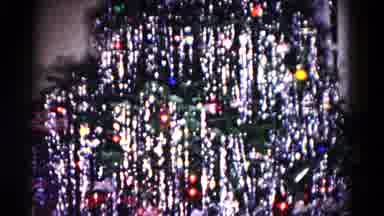 Hagerstown Maryland USA (1958): Slow Sliding Visual Of A Decorated Tree Prepped