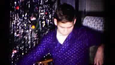 Hagerstown Maryland USA (1958): Christmas Video Has Some Kids Opening Presents And