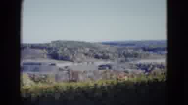 Las Vegas USA (1958): Overlooking Nature Over A Green Hillside Showing Different