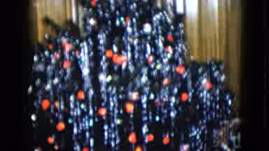 Las Vegas USA (1958): Lit Up Christmas Tree With A Lot Of Gifts In Front Of It